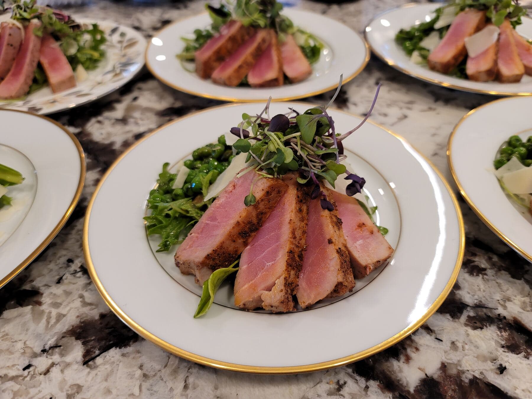 Chef-led private catering detail for a Roseburg gathering